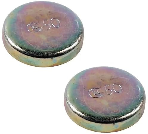 cyclingcolors 2 x Engine Expansion Plugs Anti-Frost Pads Antifreeze Expander Antifreeze Sanding Tablet Car Motorbike Tractor, 22 mm