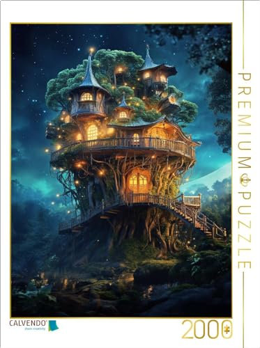 CALVENDO Puzzle Baumhaus | 2000 Teile Lege-Größe 67 x 90 cm Foto-Puzzle für glückliche Stunden