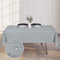 Kapwall Tischdecke Outdoor Abwaschbar 137x240 Grau Gartentischdecke Tischdecken Table Cloth für Outdoor, Garten, Hochzeit,