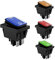 JINXIAN 4 Piezas Interruptor Exterior Impermeable Mini Interruptor Basculante 4 Pines 2 Posiciones On/Off Rocker Switch 16A 250V AC Boton Interruptor Alargador