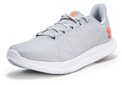 Under Armour Men's Charged Speed Swift Sneaker, (011) Mod Gray/Mod Gray/Ares Red, 9 UK