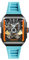 Nubeo Space Maven Automatikuhr für Herren, 44 mm, limitierte Auflage, mit Silikonarmband, NB-6077, Neptunblau