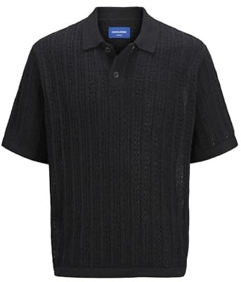 JACK & JONES Male Gestricktes Polo Gestreift Gestricktes Polo