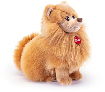 Trudi Pomeranian Biscuit Birthday, Plush Dog, 23 x 22 x 9 cm, Size S, Classic Dogs, Model 22347