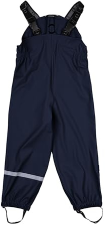 Mikk-line Regenhose Baby 80 Blue Nights - Wasser- und Winddichte Matschhose Mädchen und Jungen - Ideal für Regen- und Matschwetter | Matschhose Für Kinder Mit Verstellbare Träger