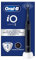 Oral-B iO 2 elektrische Zahnbürste, schwarz, für Erwachsene, 3 Reinigungsmodi, sanft für das Zahnfleisch, weiche Bürste, Zubehör, Ersatzbürste, Ladegerät
