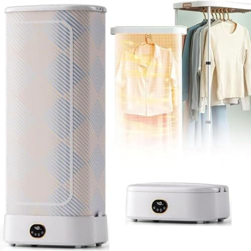 Mini Asciugatrice Portatile, Asciugatrice Pieghevole A Doppio Strato, Ideale Per Viaggi, Camper, Casa, Appartamento, Asciugatrici Elettriche Asciugatura Rapida Ed Efficiente, Facile Da Usare E Riporre