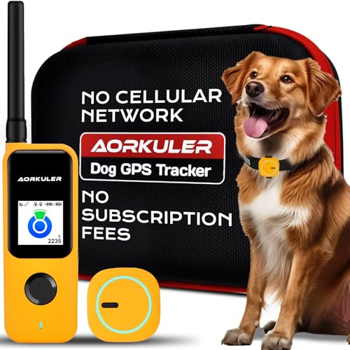 Rastreador GPS para perros al aire libre: sin tarifas mensuales, no necesita teléfono o señal celular, seguimiento en tiempo real para áreas remotas y rurales, senderismo, camping, granjas y grandes