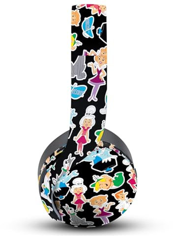 Head Case Designs Offizielle The Jetsons Muster Grafiken Vinyl Haut Aufkleber Abziehbild Abdeckung kompatibel mit Sony Playstation PS Pulse 3D Headset