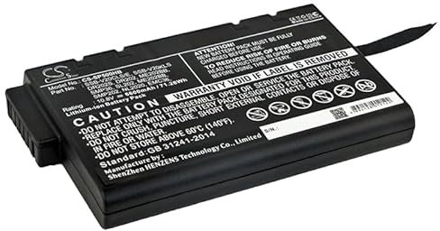 Gmmhhs Batteria di ricambio per KDS P/N: DR202, EMC36, ME202BB, NL2020, SMP02 6600mAh/10,8V