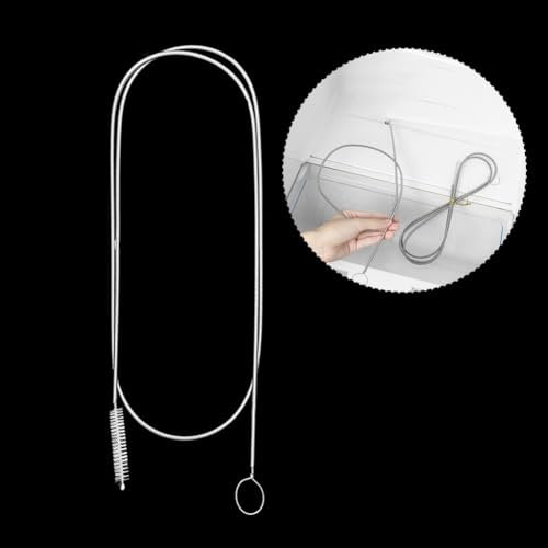 Kühlschrank-Abflussreinigungslösung, flexible 154 cm Bürste, um Ablagerungen von Rohren sicher und effektiv zu entfernen (1,5 m)