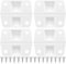 Gosknor 4pcs Cooler Hinges Replacement for Coleman, Durable Plastic Hinges Kit with 16pcs Stainless Steel Screws Cooler Replacement Parts for Camping Freezer and Ice Chest