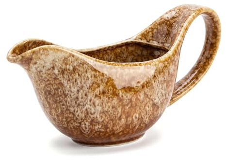 Gravy Boat, 550ml Premium Ceramics Gravy Jug with Heat-Resistant Handle | Ideal for Christmas Roast Dinner, Gravy, Sauces & Condiments – Dishwasher Safe