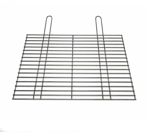 WILD KINGER stay wild Wildkinger Premium Edelstahl Grillrost 4mm Stärke mit Griff in versch. Größen Ersatzrost Rost Grill Holzkohle Grillgitter BBQ günstig (100x50cm (4mm Stärke))