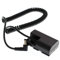 Eonvic DC LP-E6 Dummy Battery Adaptor Power Coiled Cable for for Canon 5D3 5D2 7D 60D