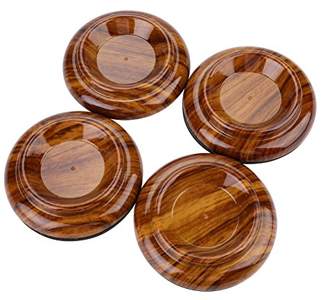 4 Pcs Klavier Caster Cups, Kunststoff Pianos Fuß Pads Rutschfeste Anti Noise Schuhe Bein Pad für Klavier