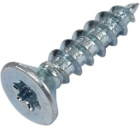 AERZETIX: 200 vis bois à tête conique 3.5/16mm acier zingué empreinte Torx C41586
