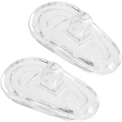 SPORTS WORLD VISION Glasses Nose Pads | Premium Quality Soft Silicone A-Shape Nose Pads for Glasses | 11mm Push-in Glasses Cushions in 5 Pairs