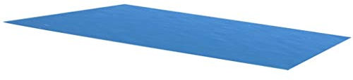 Festnight Bâche Solaire à Bulles pour Piscine | Couverture de Piscine Bleu 488 x 244 cm PE