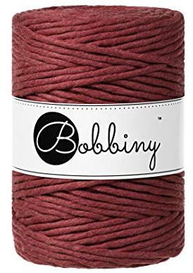 Bobbiny Makramee Kordel 5mm - 100m Wahl (Wildrosa)