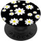 Daisy Flower Cute Spring Floral Black White Floral Leaf PopSockets Adhesive PopGrip
