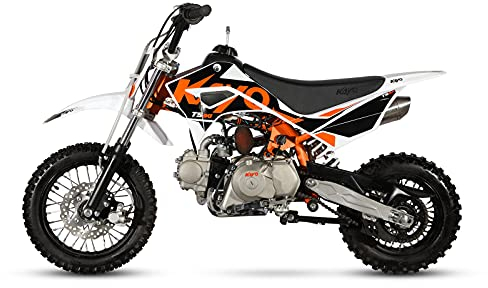 CENKOO KAYO TS90 90cc Halbautomatik Kick + E Starter 12/10 Pit Bike