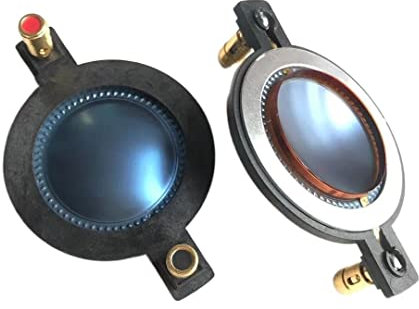 GatherTOOL 4pcs Lautsprecher aktive Komponenten for Mackie DC10 / 1701 8Ohm-Hochtöner-Membran SRM450 C300Z. Hornreiber 8Ohm 44,4mm (Color : Blue Film CCAW)