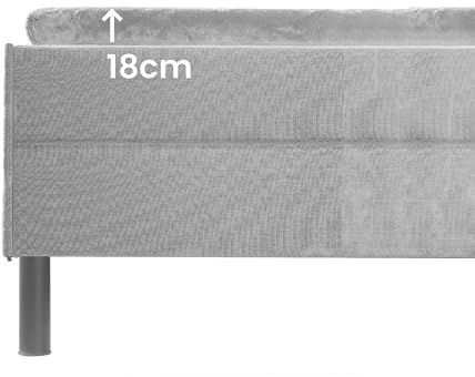 BaSaTex Cashmere Touch Topper Spannbettlaken | Nicky Plüsch Spannbetttuch für Topper Matratzen | 140x200 cm | Farbe: Grau