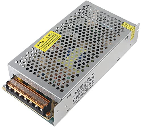 24V 5A Netzteil Transformator Adapter 120W AC 110V 220V auf DC 24 Volt 5A Universal geregelter Schalttransformator Adapter Konverter Treiber für LED-Streifen Licht Sicherheitssystem