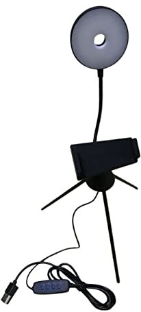 Parliky Fülllicht Mit Stativ Drehung DREI Einstellbare Farbmodi USB-anschluss Für Foto Und Videoaufnahme Kompatibel Mit Handys