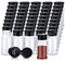 Ksrnsne 50Pcs Plastic Spice Jars with Shaker Lids Spice Containers Plastic Spice Bottles Seasoning Shaker Jars 3.3Oz/100Ml Black