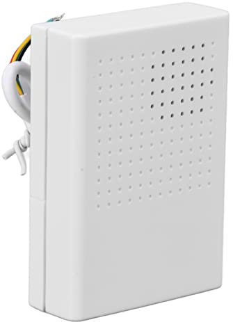 Campanello Elettronico Cablato, Suoneria Dingdong 12V 90dB Campanello Elettronico Cablato Kit Campanello per Porta Controllo Accessi per Hotel Casa, Bianco