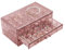 Terafeels Boxes & Organisers Clear Jewellery Storage Box Acrylic Jewellery Case Earring Holder with 3 Drawers 72 Small Compartments for Ring Earring
