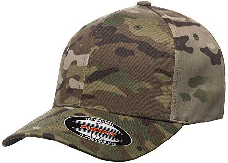 Flexfit Herren Baseballkappe Wooly Combed, Multicam, XL/XXL