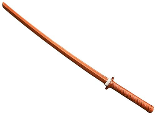 TEKKA BUDO Bokken TPR braun - 100 cm mit Tsuba - Kunsttoff Katana - Trainingsschwert Aikido, Kobudo