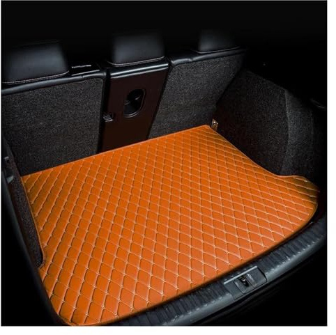 FUNFOB Alfombrilla Maletero Esteras Traseras Maletero Tapetes Impermeables Maletero Bandeja Carga 5 para Seat para Cupra para Ateca para Kh7 2016~2023 Coche Protector Maletero(Sigle Brown)