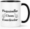 Joymaking Taza de café regalo para jefe con frase - Coordinador profesional del caos - Divertida idea de regalo para la oficina para colegas, 320 ml, color negro
