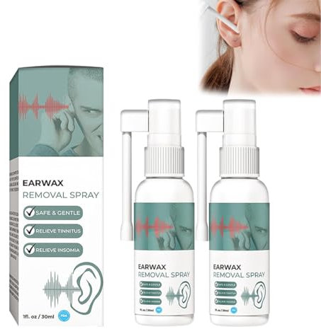 Spray per il ripristino dell'udito, spray per la pulizia del cerume, spray per sollievo dall'acufene Medilisk, spray per l'acufene per orecchie, spray per sollievo naturale per orecchie che squillano