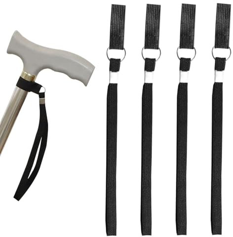 Dragonne De Béquille, Dragonne En Nylon, Lanière De Poignet Durable, Accessoires De Béquille, Dragonne De Béquille Portable 4 Pièces