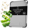 Axer Planche a Decouper Plastique sans BPA - 35x25 cm Taille Universelle Planche à Découper avec Rainure à Jus Pieds Antidérapants Poignée et Râpe - Cutting Board - Chopping Board - Gris Clair