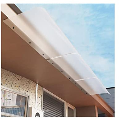 Vordach für Terrassentür, einfache Montage, mattiert, 50 x 180 cm, Dekoration für den Garteneingang