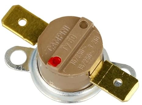 FIGEVIDA Termostato Di sicurezza Contatore Automatico 140°C Nc Forno Compatibile per Smeg 818730566, 818731476