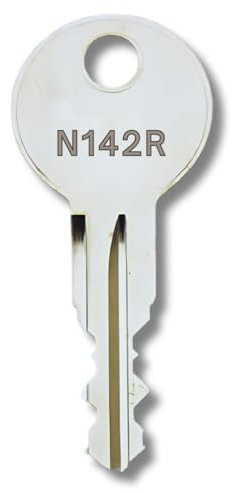 bayesen Ersatzschlüssel nach Code N131R Kompatibel mit Thule, BMW, Audi, VW, Skoda, Ford, Volvo, MINI, Seat, Dachbox, Fahrradträger, Skiträger, Reling, Gepäckträger