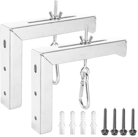 Thewasc Heavy Duty Projectors Screen Wall Mount Bracket With AntiRust Coating For Long Use