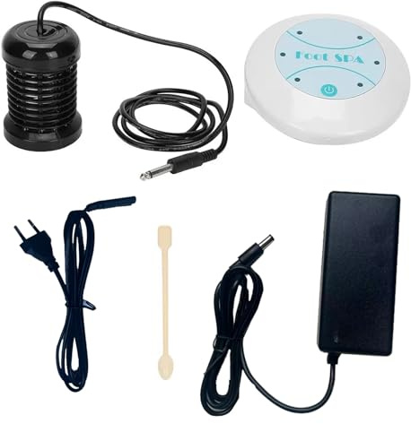 Ionen Fußbad Gerät, Ionisches Fussbad zur Entgiftung mit Elektrolyse, Automatischer 30-Min Timer – Tragbare Foot Spa Detox Maschine für Zuhause, Reise & Wellness (ohne Wanne)