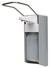 Wandspender premium line aus Aluminium Ausführung 1000ml, inkl. Edelstahlpumpe, Universalspender, Seifen- und Desinfektionsspender der Firma Vitamed Matthias Quinger e.K. (2)