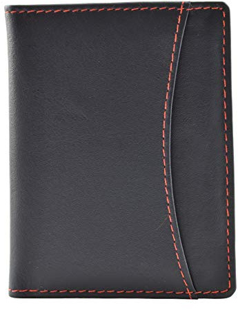 Mala Leather Odyssey Oyster & ID Holder 555-14 (Navy)