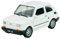 Welly FIAT 126 Weiss Baugleich Polski FIAT 126p 1972-2000 ca 1/43 1/36-1/46 Modell Auto