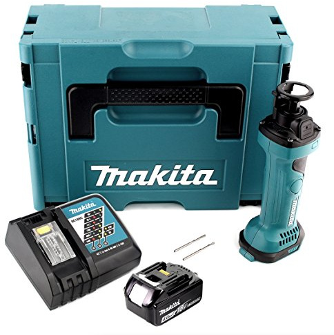 Makita DCO 180 RM1J Akku Rotationsschneider 18V + 1x Akku 4,0Ah + Ladegerät + Makpac