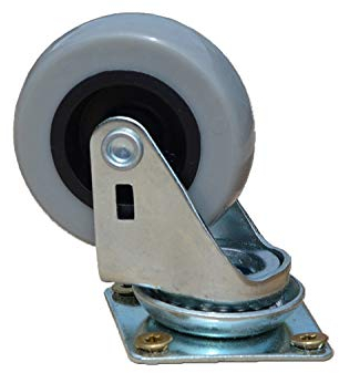Temesso Rollen-Set für halbes Weinfass, Pflanzkübel, Holzfass oder Stehtisch (8 Rollen-Set)